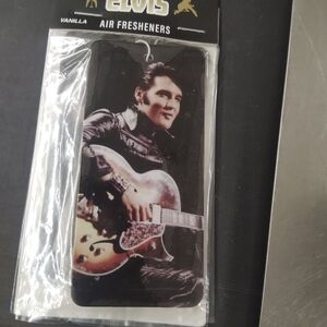 Elvis Air Freshener - Black